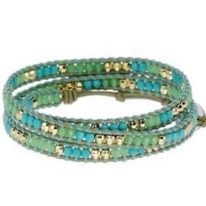 Stella & Dot Wanderlust Triple Wrap Bracelet.